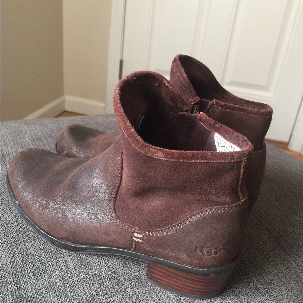 UGG women suede ankle boot